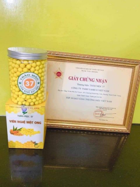 Viên nghệ mật ong Thảo Mộc 37
