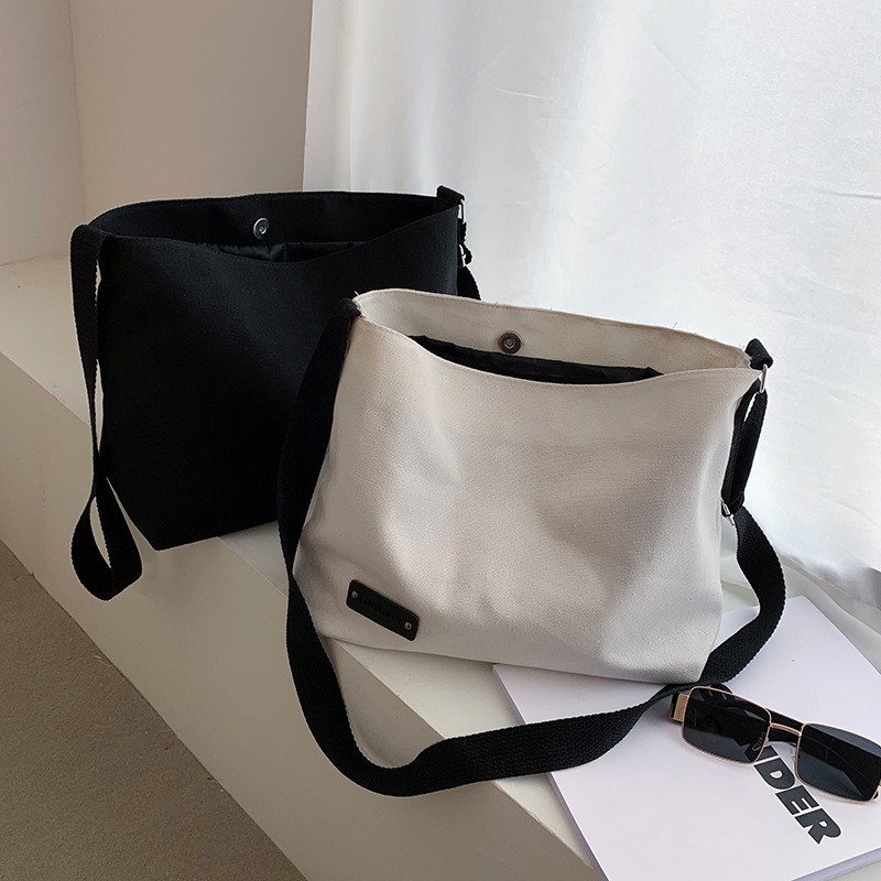 [Mã FAMARAL2 giảm 10k đơn từ 50k] Túi tote ulzzang đeo chéo đeo vai vải canvas thời trang mới nhất TX21