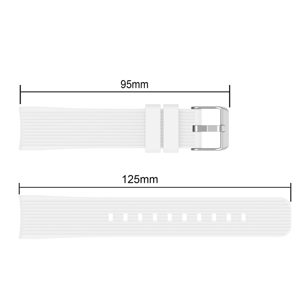 Dây silicon cao cấp thay thế cho đồng hồ thông minh Samsung Galaxy Watch 3 45mm 41mm 22mm 20mm