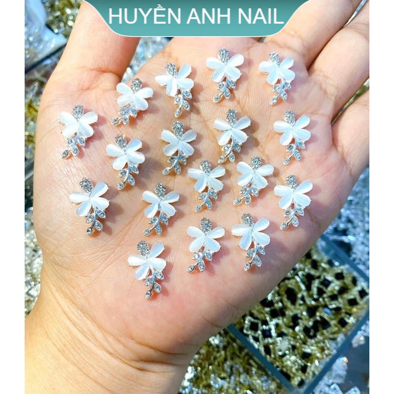 Charm Ngọc hoa lá SHOP NAIL HUYỀN ANH