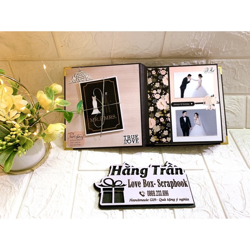 Album cưới handmade (dáng có gáy)