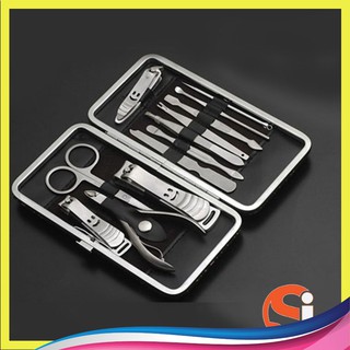 bộ kìm bấm móng chân tay, bộ kìm làm móng 12 chi tiết chống rỉ cao cấp ❤️abali store
