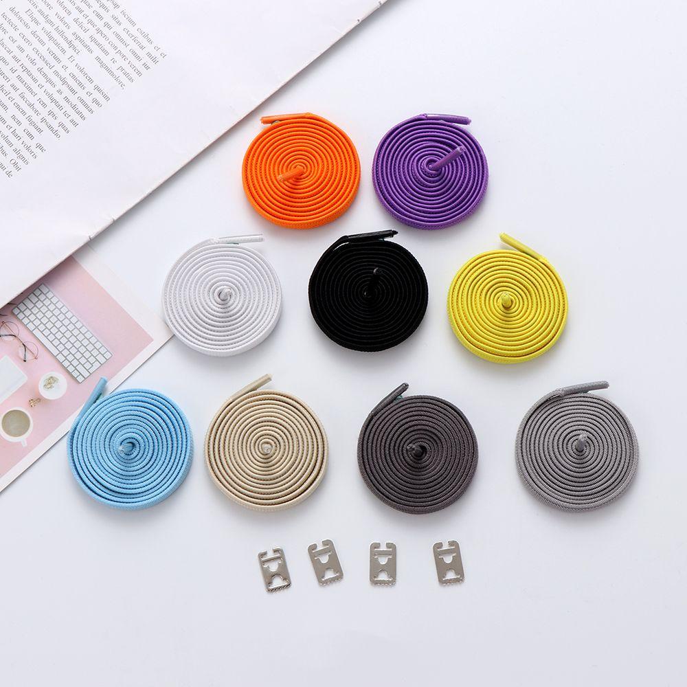 1 Cặp Khóa Dây Giày Không Cần Buộc Thời Trang Cho Người Lớn Và Trẻ Em