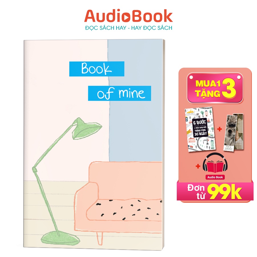 BIZBOOKS - Sổ Tay Ghi Chép Đọc Sách A5 Mini Cute: Book Of Mine
