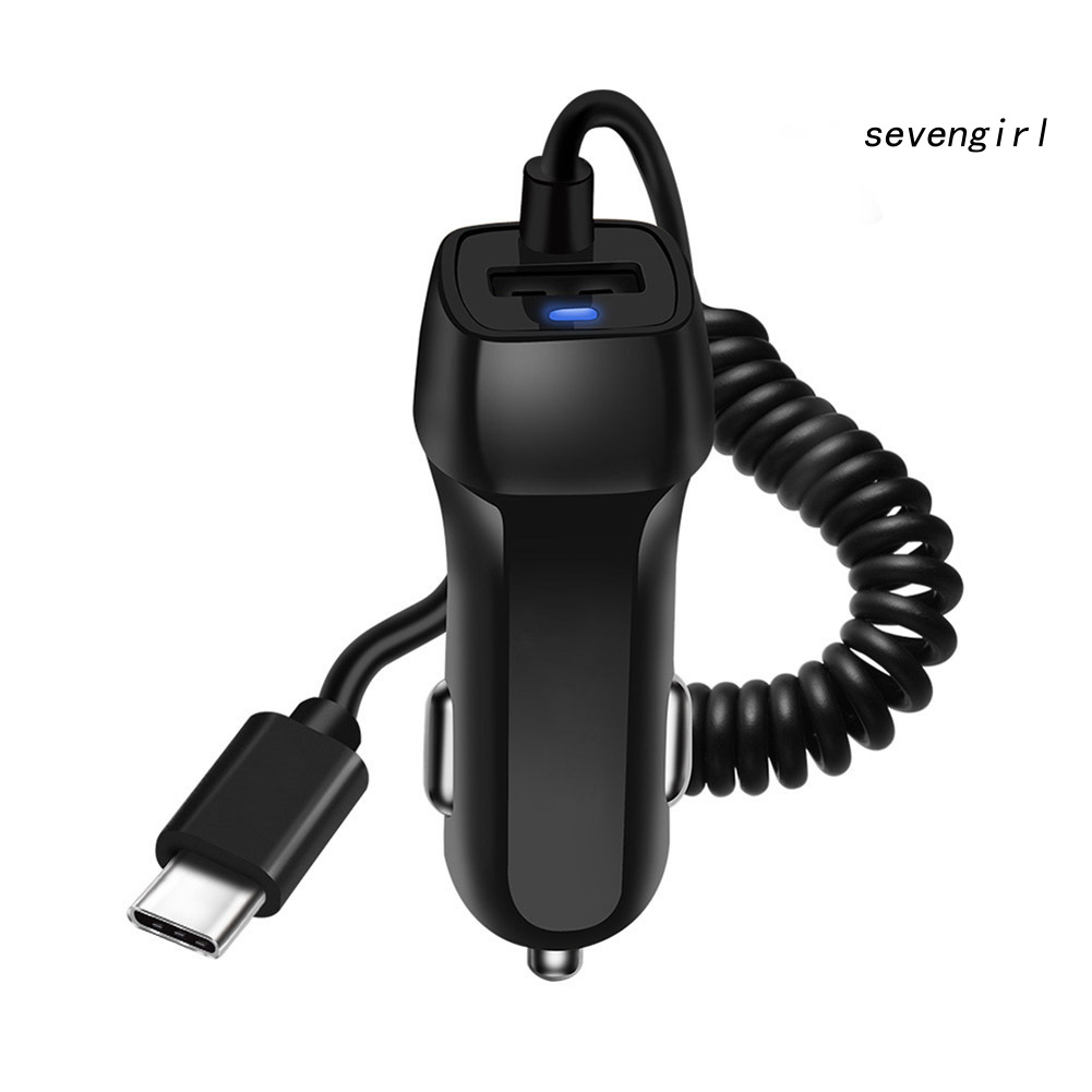 Tẩu Sạc Nhanh Có Dây Sev-Olaf 2.1a Loại C Cho Iphone