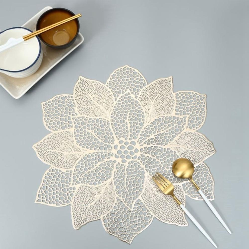 AUGUSTINA Đệm Lót Cốc Chống Trượt Hình Hoa Sen