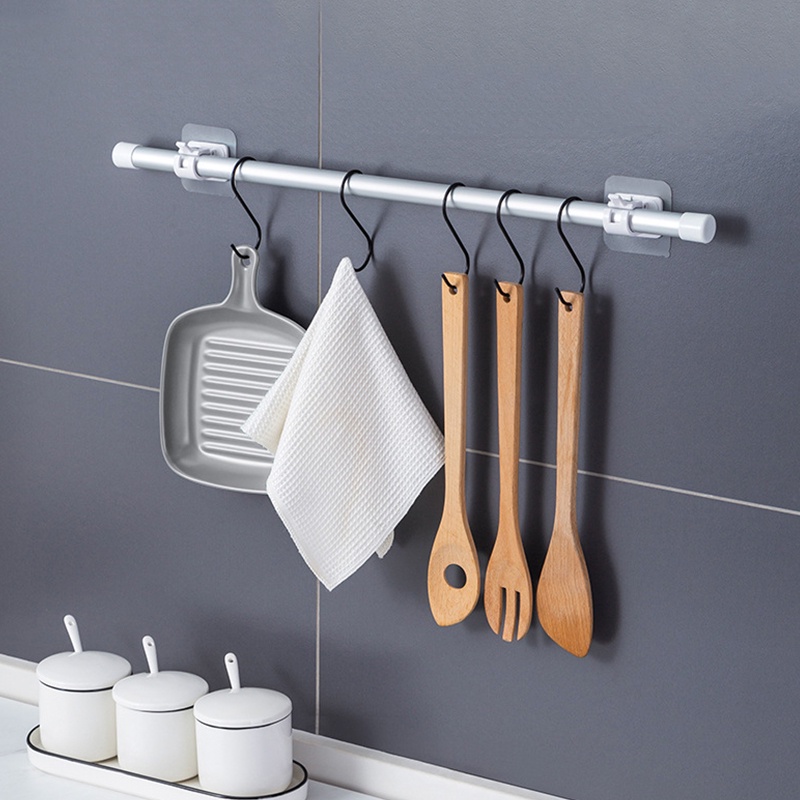 Bộ 2 Móc Treo Rèm Cửa Tự Dính Có Thể Điều Chỉnh