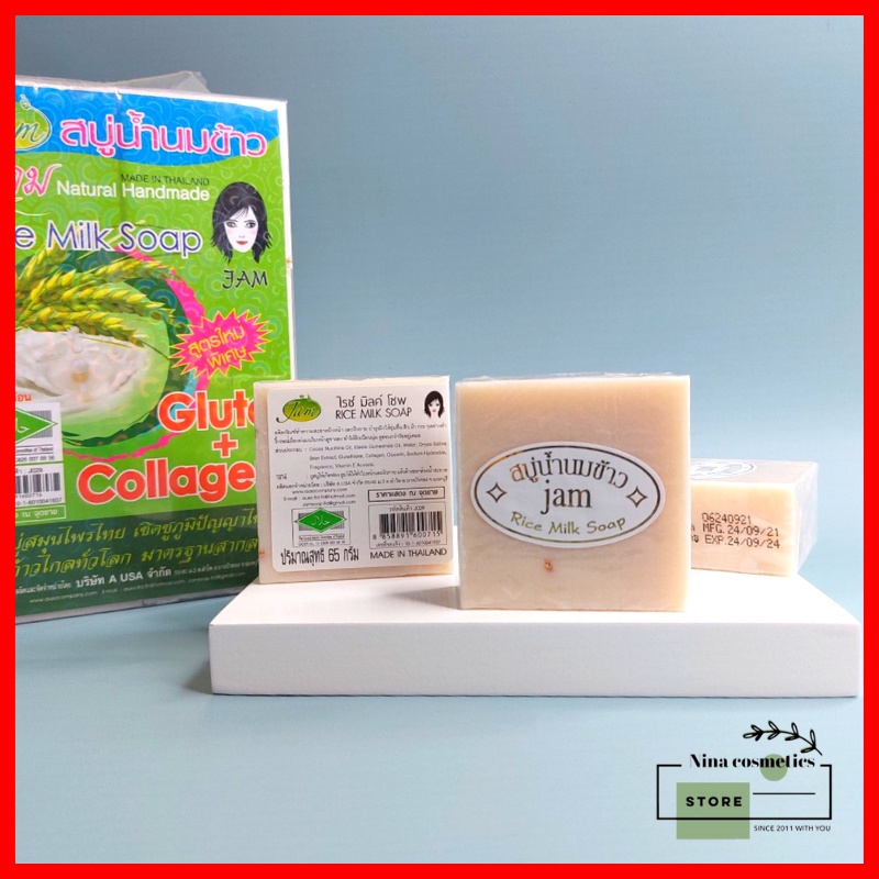 Bánh Xà Phòng Cám Gạo Thái Lan Jam 65g