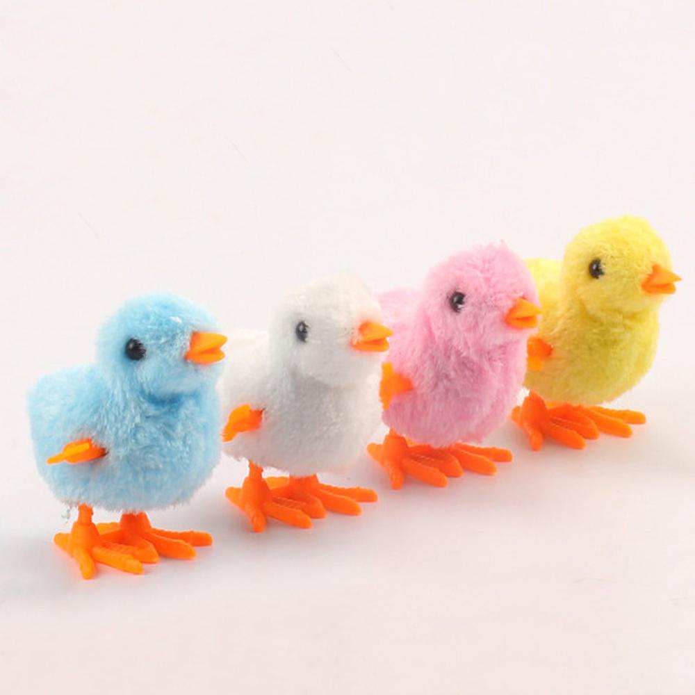 Đồ Chơi Lên Dây Cót Hình Thỏ / Gà Hoạt Hình Nhiều Màu Dễ Thương