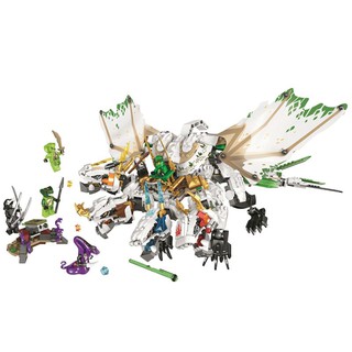 Đồ chơi Lắp ghép Mô hình Ninja  Ultra Dragon 82201 4031 RỒNG THẦN NINJA 4 ĐẦU Quà Cho Bé Trai