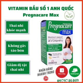 Vitamin tổng hợp Bà Bầu Pregnacare Max giúp bầu khỏe, không thiếu máu