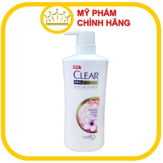 [2020] Dầu Gội CLEAR Icy Sakura Hoa Anh Đào Mát Lạnh Thái Lan - 450ml