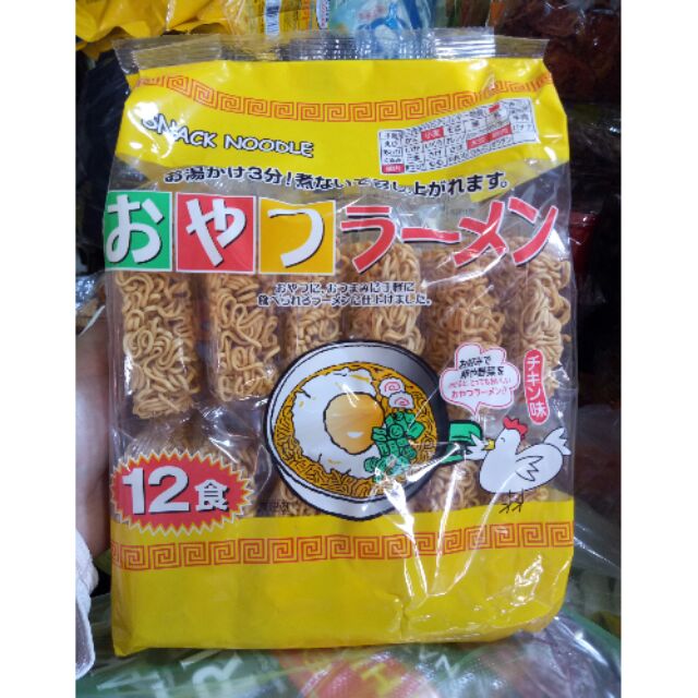 MÌ GÀ SNACK NOODLE NHẬT BẢN - 12 GÓI