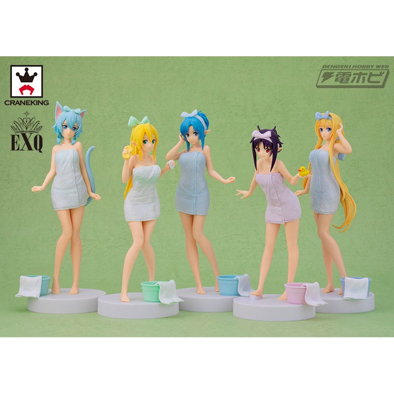 Mô Hình Chính Hãng Anime Sword Art Online Code Register, Leafa, EXQ Figure, Yukemuri, Banpresto, Nhật Bản