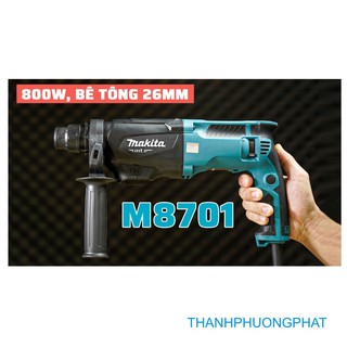 Máy Khoan Bê Tông Makita M8701B (800W)[Hàng Chính Hãng]