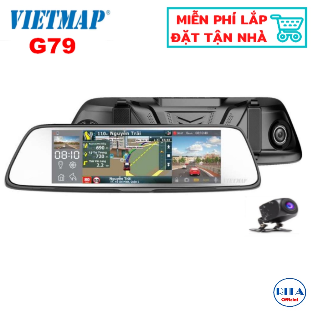 [Miễn Phí Lắp Đặt] Camera hành trình Vietmap G79