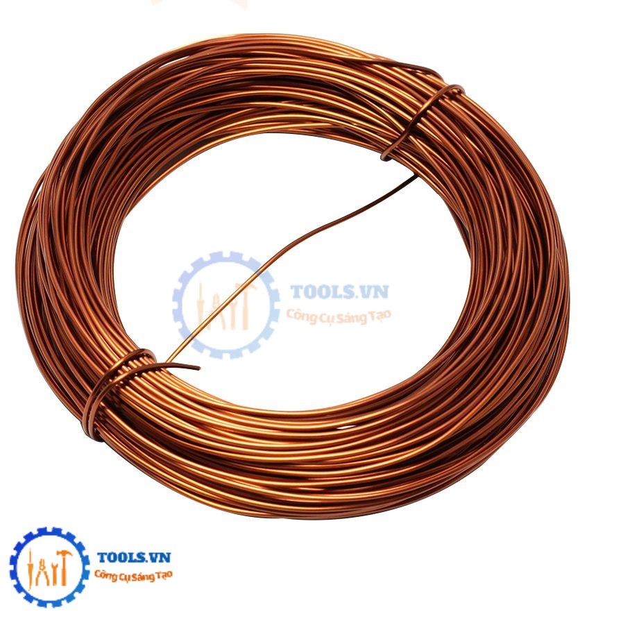 Dây Đồng Quấn Biến Áp, Quấn Động Cơ 100g Các Loại Đường Kính Dây Phi 1.3mm, 1.8mm, 2.5mm