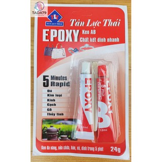 Keo Dán 2 thành phần AB Tân Lực Thái  Kết Dính Nhanh 24g