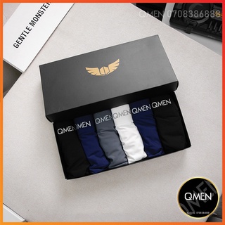 Combo 4 quần lót nam đùi thun lạnh không viền qmen