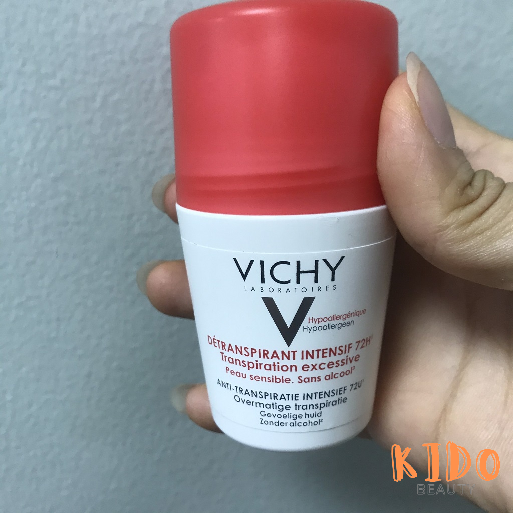 Lăn khử mùi VICHY Deodorant Anti-Transpirant khử mùi 24h Vichy 50ml Lăn nách khử mùi hôi