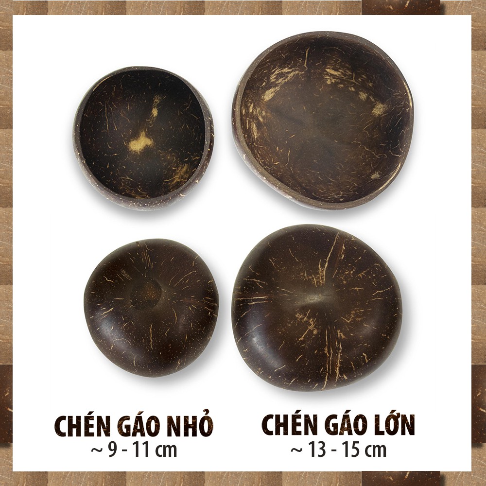 Chén  Gáo Dừa Tự Nhiên One4One  / Coconut Bowl