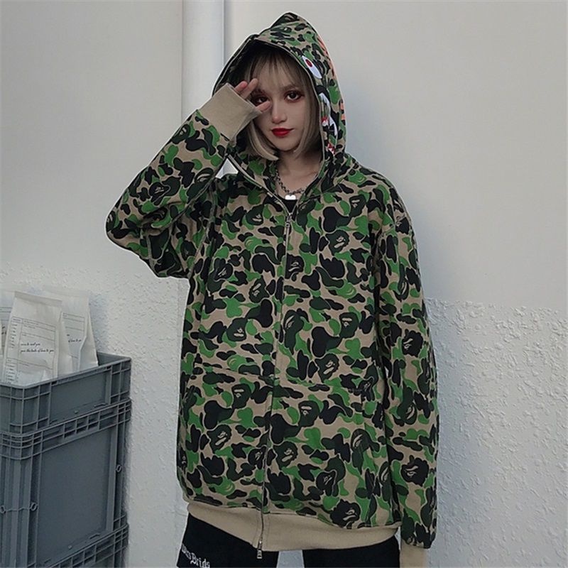 Áo Hoodie Họa Tiết Rằn Ri Phong Cách Hiphop Cá Tính Cho Cặp Đôi Size S-2Xl