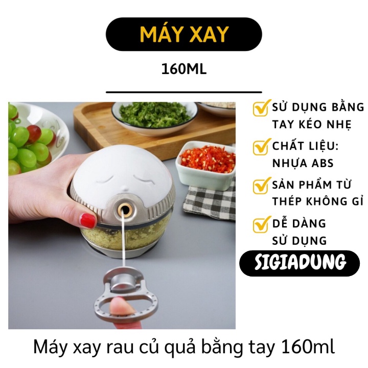 [SGD] Dụng Cụ Xay Tỏi Ớt Cầm Tay - Máy Xay Thịt, Rau Củ Quả Đa Năng Bằng Tay 9735