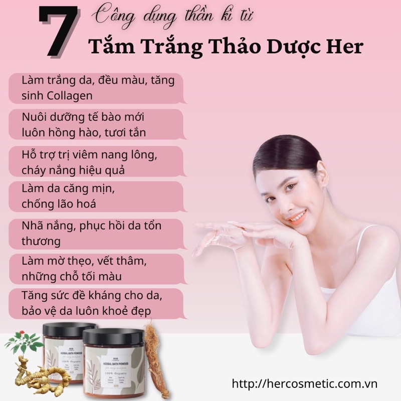 TẮM TRẮNG THẢO DƯỢC HER COSMETIC | BigBuy360 - bigbuy360.vn