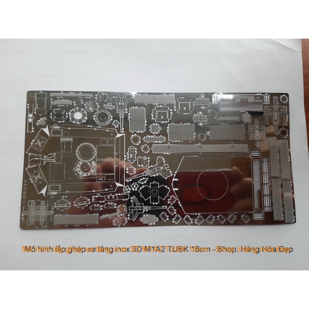 Xe tăng inox 3D lắp ghép