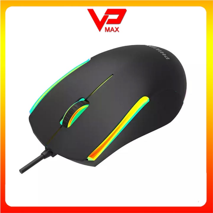 Chuột Gaming Philips VKing M10 led RGB siêu đẹp đổi màu bảo hành 2 năm