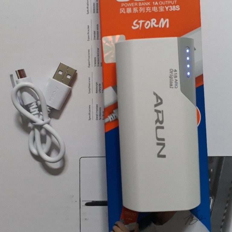  Sạc dự Phòng Arun 5600 mah chính hãng