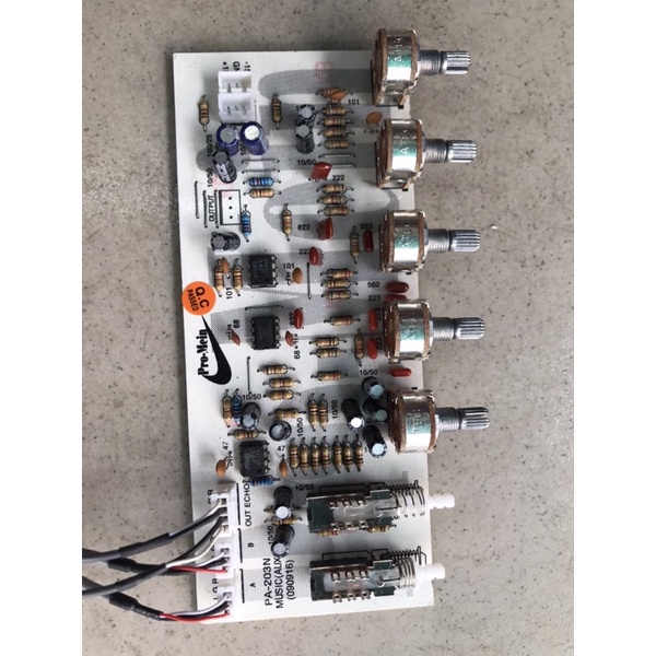 Mạch Pre ampli / Mic 6 volim / echo 50195