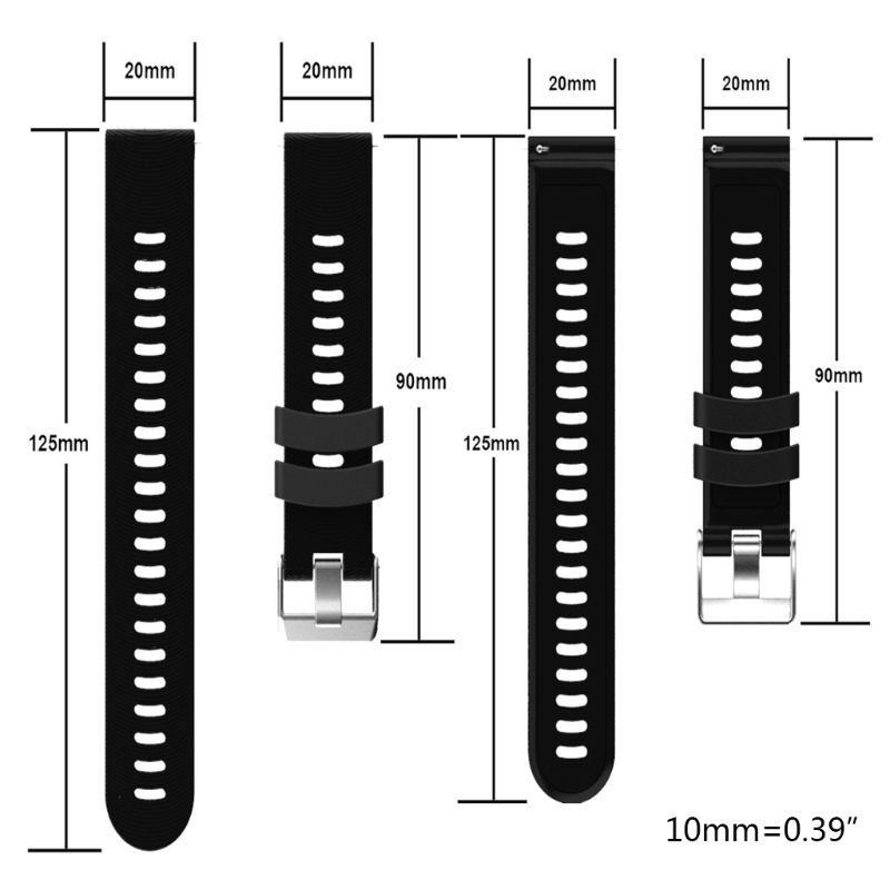 Dây Đeo Silicon Thoáng Khí Cho Đồng Hồ Thông Minh Garmin Vivoactive 3 Forerunner 645