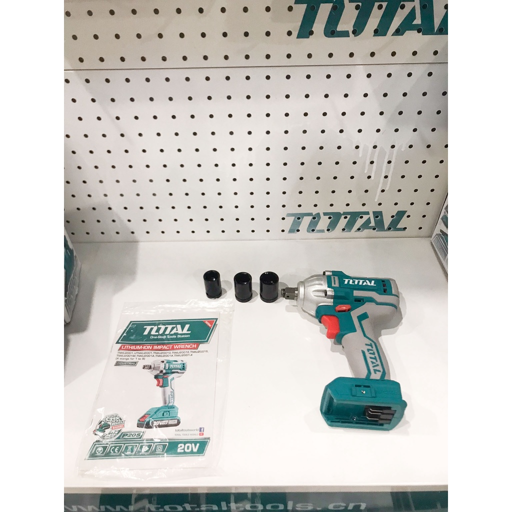 Thân máy siết bulong PIN 20V TIWLI20020 – Đầu siết bulong 20V/2.0A TOTAL TOOLS WORD