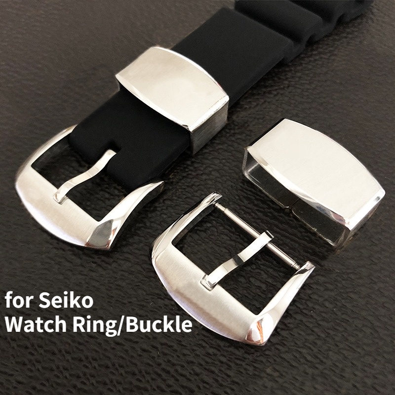 Dây Đeo Đồng Hồ Bằng Thép Không Gỉ 316L 18mm 20mm Kèm LOGO Dành Cho Seiko