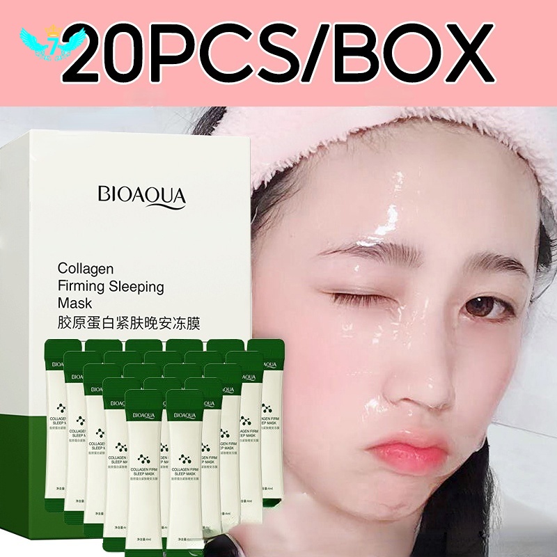 Bộ 20 Mặt Nạ Thạch Collagen Dưỡng Ẩm Kiểm Soát Dầu Làm Sạch Sâu BIOAQUA