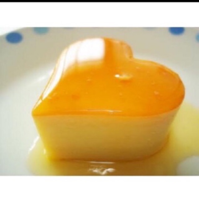 hộp flan hình tim( khuôn bánh da lợn hình tim)