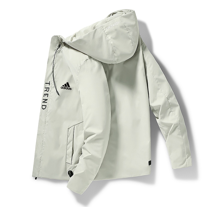 Áo khoác Adidas có nón chống nước chống gió cỡ lớn size M-5XL dành cho nam