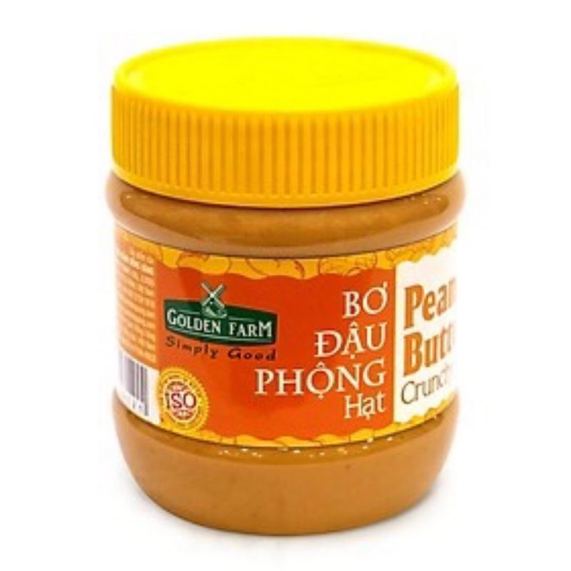 Golden Farm Bơ đậu phộng hạt 170gr