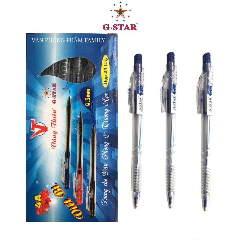 Bút Bi G-Star 4A Vâng Thiên (0.5mm) - Mực Xanh