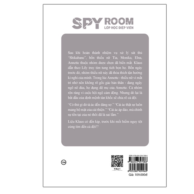 Sách - Spy room – Lớp học điệp viên - Tập 3 - Bản thường