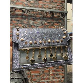 [NGHIE1212 giảm 20%]Túi bling bling lấp lánh tua rua