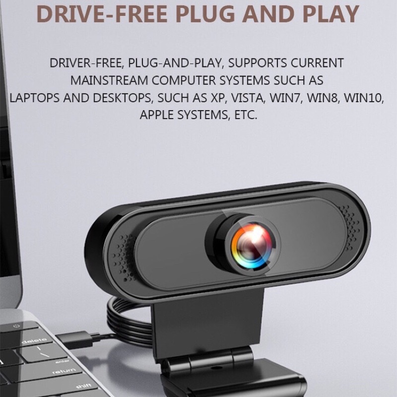 Webcam Máy Tính Laptop livestream có Mic Full HD PC Gaming 720P - 1080P Chất Lượng Cao - Bảo Hành 1 Đổi 1 PKSMART