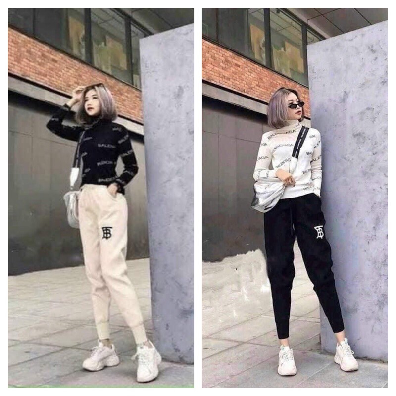 QUẦN NỈ BÔNG NỮ THÊU T & B