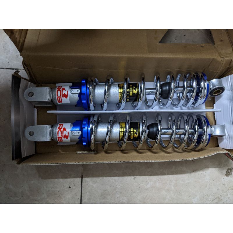 Phuộc RCB lò xo inox 32cm gắn AB  Airblade NOUVO 4 5 6 PCX NVX Impulse Dylan...