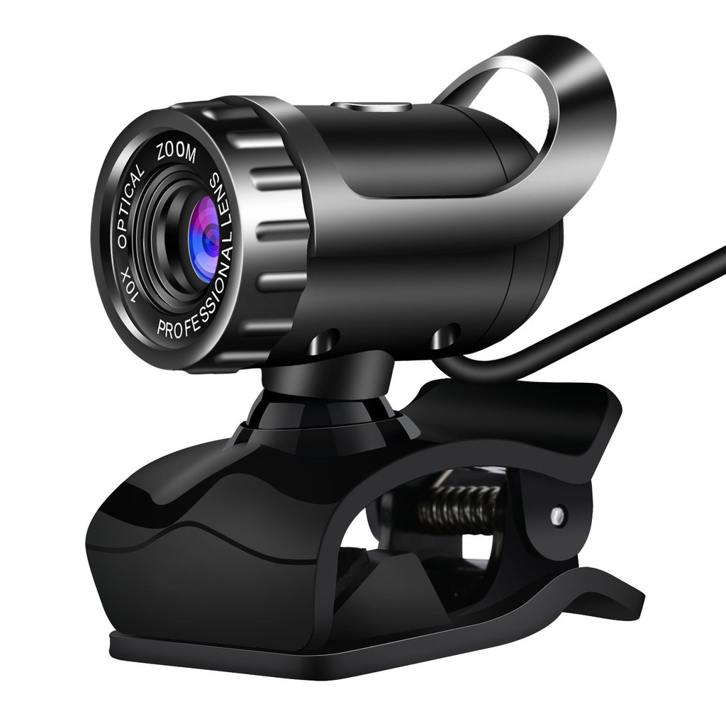 Webcam USB 2.0 12mp Hd Xoay 360 Độ Kèm Micro Cho Máy Tính | BigBuy360 - bigbuy360.vn