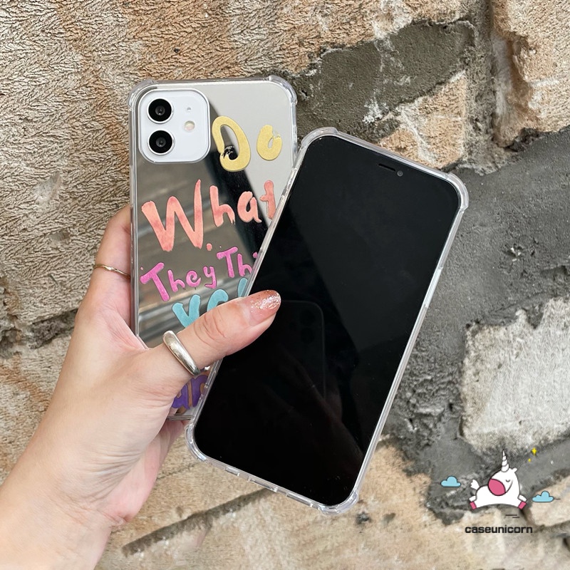Ốp Điện Thoại Chống Sốc Tráng Gương Cho iPhone 11 13 12 Pro MAX 7plus 8plus 7 8 Plus X XR XS MAX SE 2020