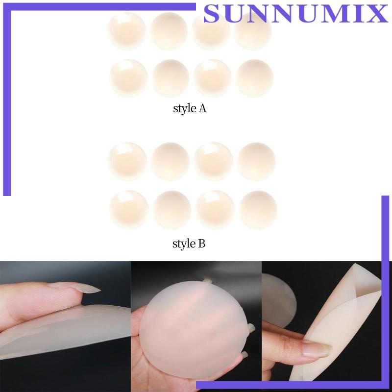 Set 8 Miếng Silicone Nâng Ngực Không Dây Tái Sử Dụng Linh Hoạt
