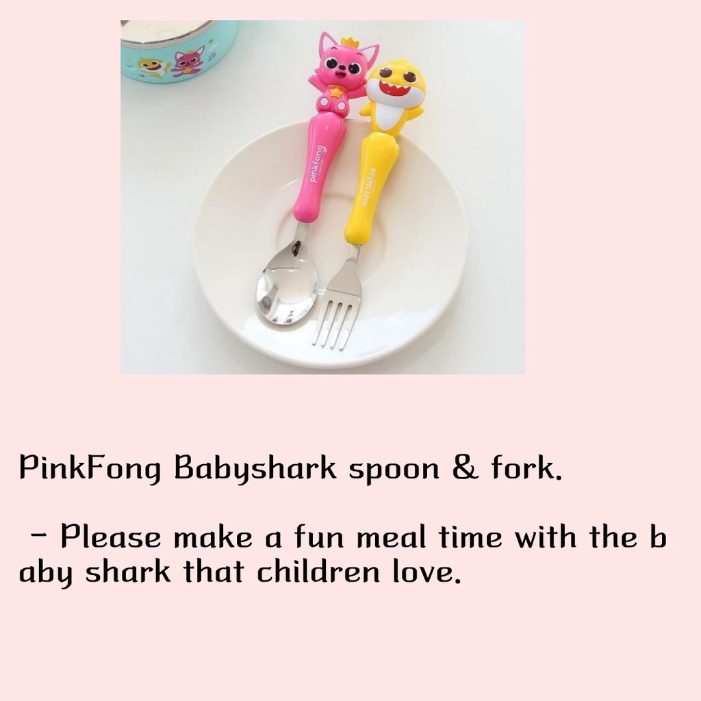 Bộ Muỗng Và Nĩa Màu Hồng Cho Trẻ Em