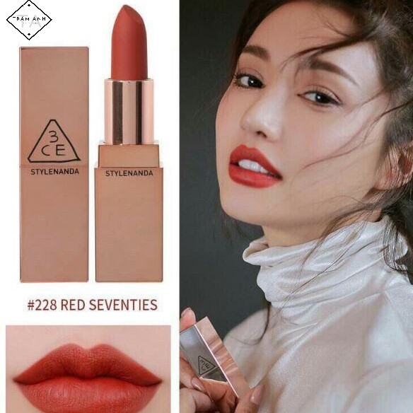 Son 3ce Matte Lip Color 228 đỏ đất